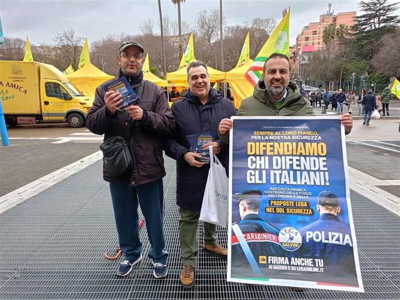 Lega in piazza: sicurezza e dimissioni della Todde, Sassari e Alghero rispondono presenti anche al freddo