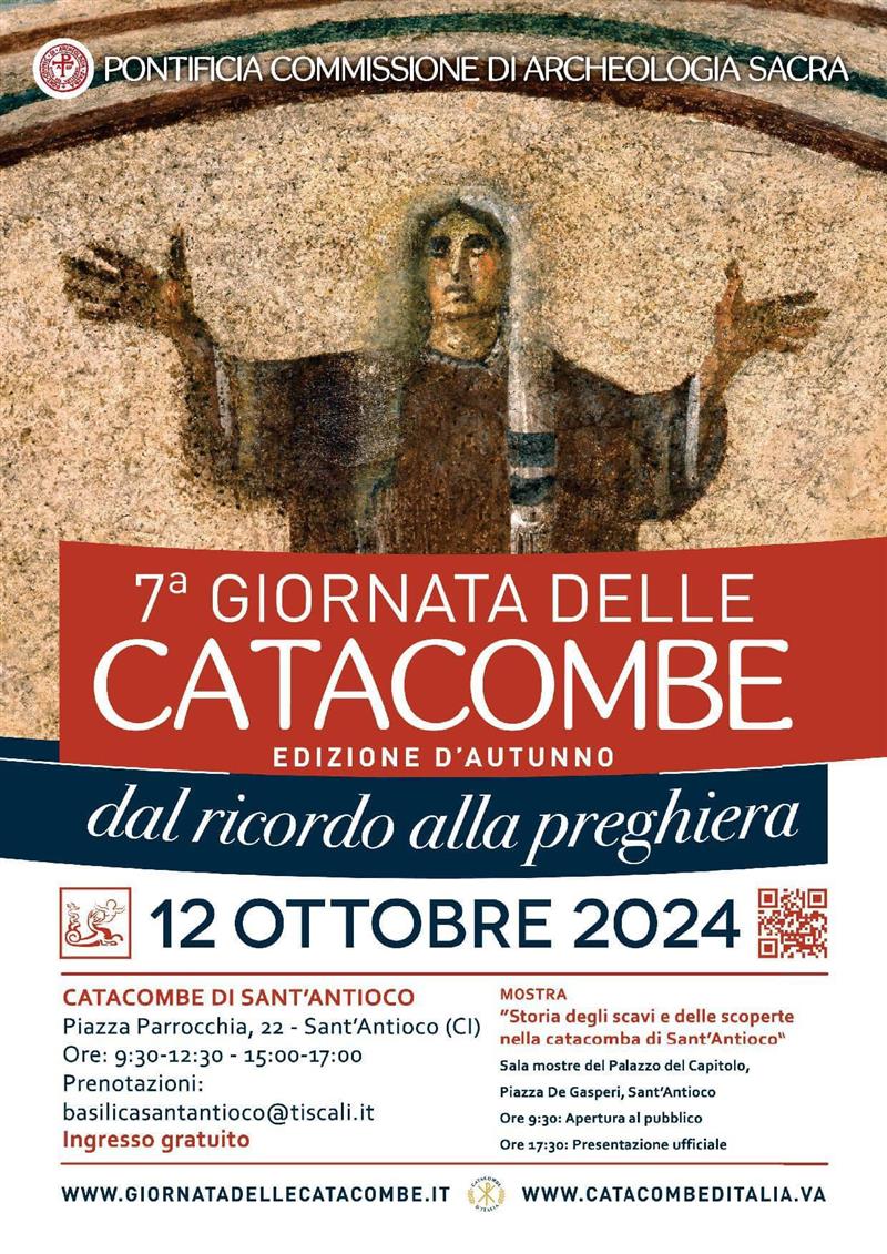 7° giornata delle Catacombe: 12 Ottobre 2024 a Sant