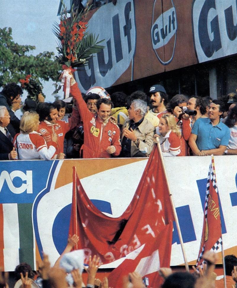 Accadde oggi: il 7 Settembre 1975 (49 anni fa) Niki Lauda vinse il suo primo mondiale di F1 in carriera