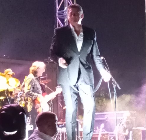 Fantastico e magnifico concert di Tony Hadley alla fiera di Cagliari