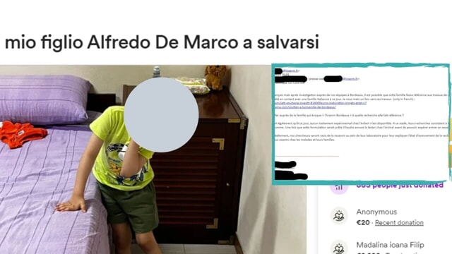 Il caso della raccolta fondi per Alfredo De Marco: una cura che non esiste e i dubbi che crescono