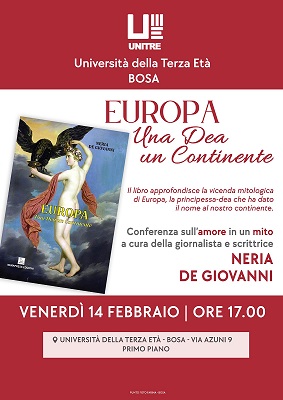 Neria De Giovanni e l’amore mitologico: il ritorno a Bosa per celebrare Europa, dea e continente