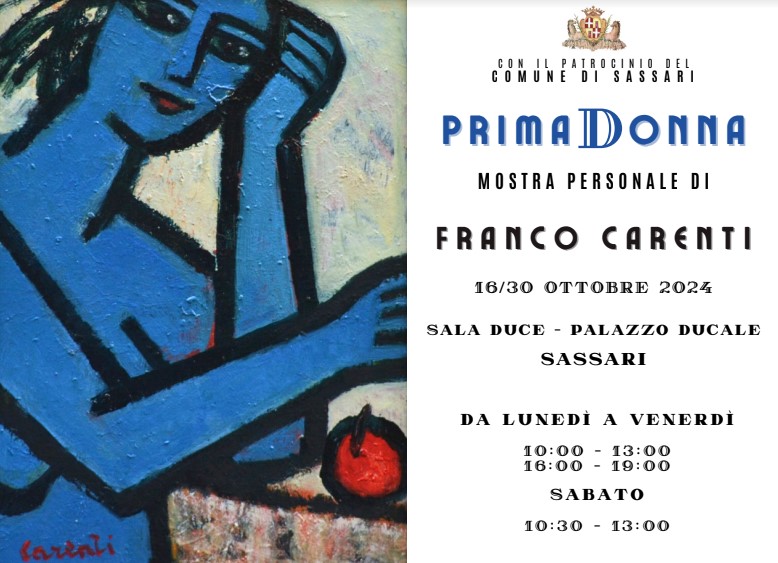 Franco Carenti: il volto della femminilità in mostra a Sassari