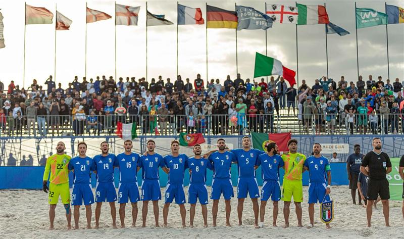 L'Italia del beach soccer crolla in finale: Portogallo campione d'Europa