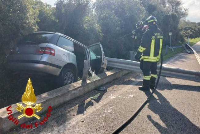 Ancora Drammi Sull'asfalto: Auto Esce Fuori Strada Sfondando Il ...