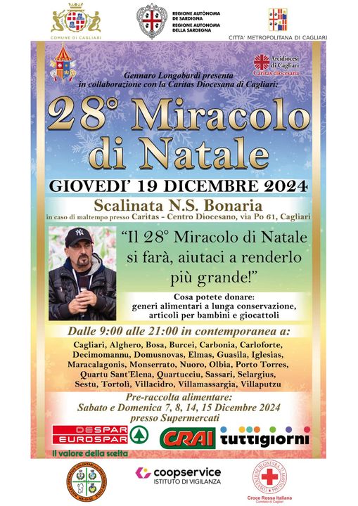 Cagliari: 28° Miracolo di Natale