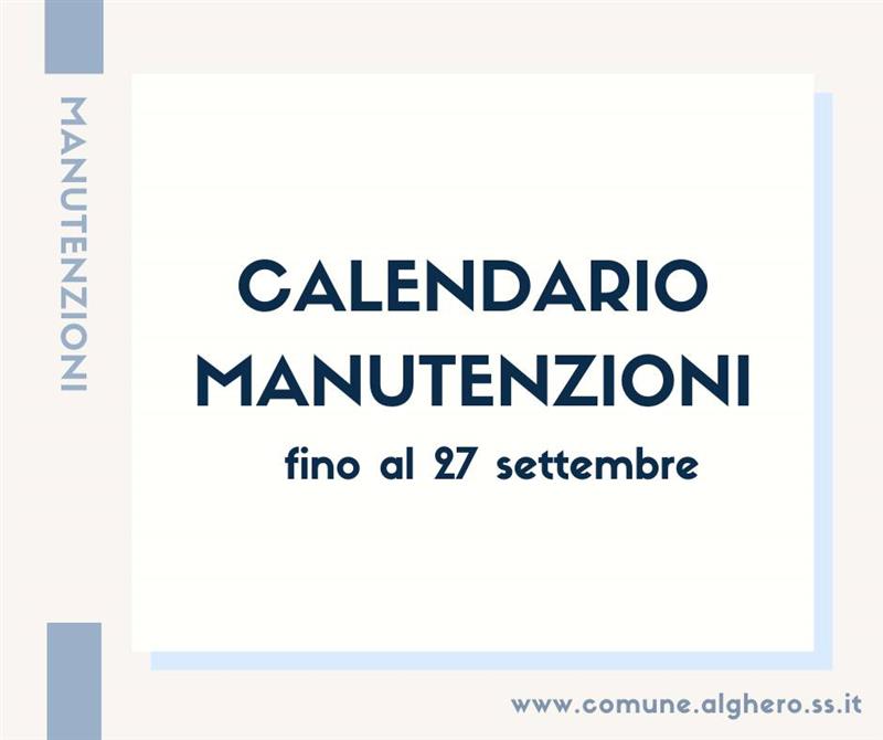 Manutenzioni ad Alghero: Marinaro annuncia il calendario degli interventi fino al 27 settembre