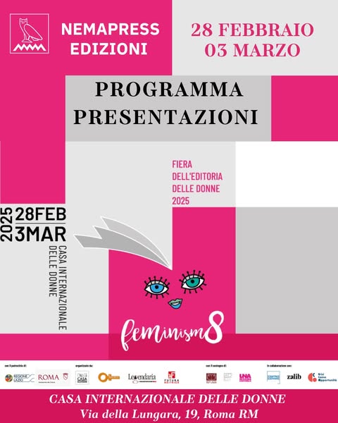 Feminism8: Nemapress Edizioni alla Fiera dell’Editoria delle Donne