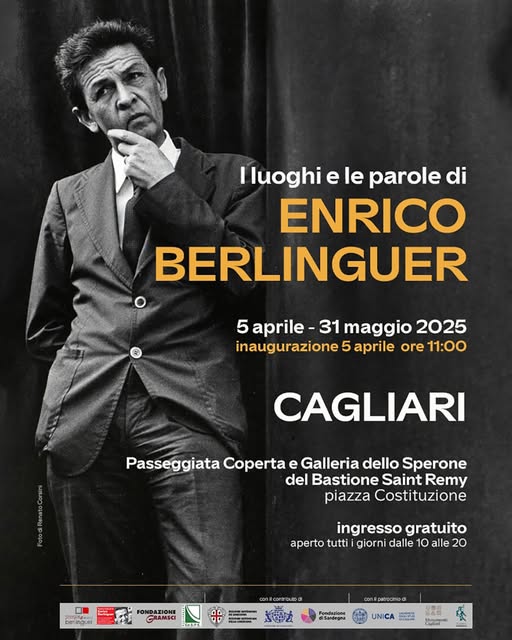 Enrico Berlinguer, la grande mostra a Cagliari