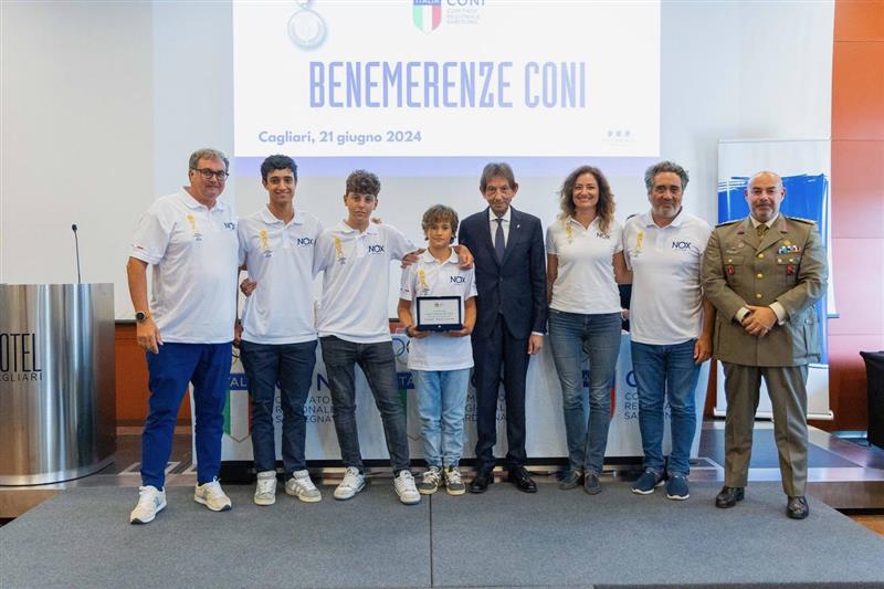 Vela: il CONI Sardegna onora i giovani atleti del team NOX Oceani