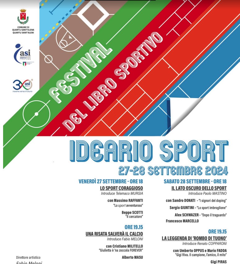 "Ideario sport - Festival del libro sportivo": Sabato si parlerà di doping e Gigi Riva